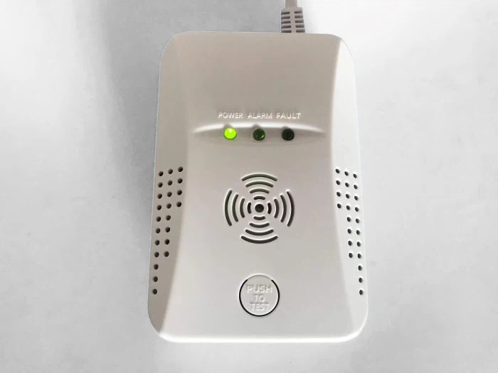 9V Battery Backup Operated Household Natural Gas Alarm Detector