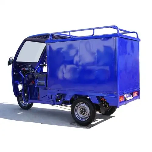 Tricicletă de marfă electrică acoperită