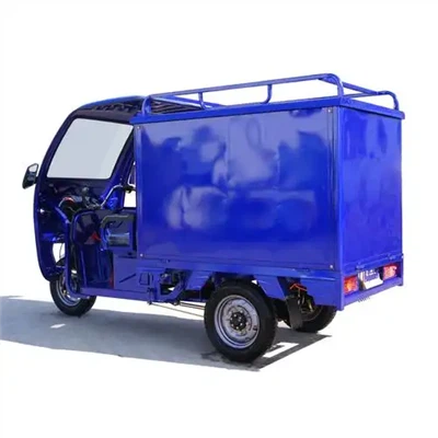 Tricicletă de marfă electrică acoperită